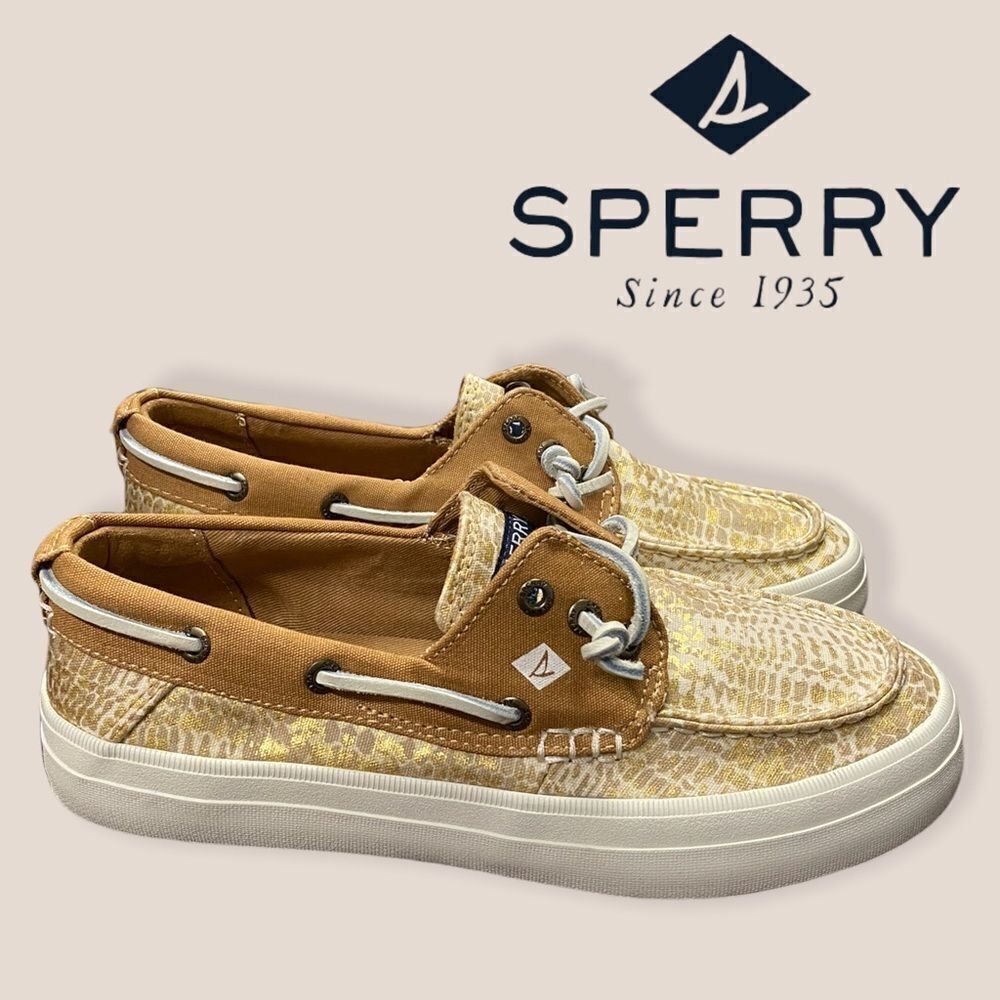 Sperry Top-Sider Crest Resort Python Boat Shoes 6